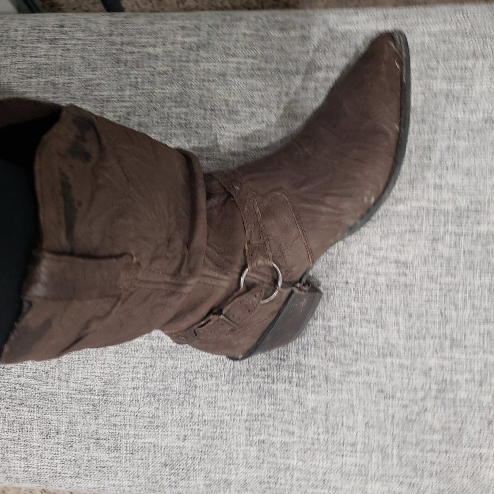 Crush by Durango Brown Women's Cowboy Boots - Picture 3 of 3